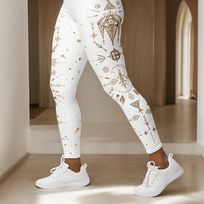 WHITE GODDESS Yoga Leggings