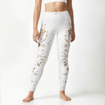 WHITE GODDESS Yoga Leggings