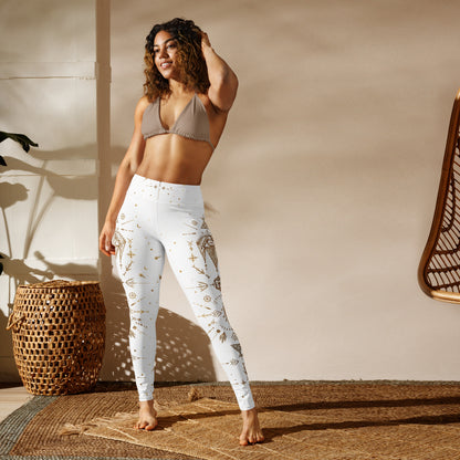 WHITE GODDESS Yoga Leggings