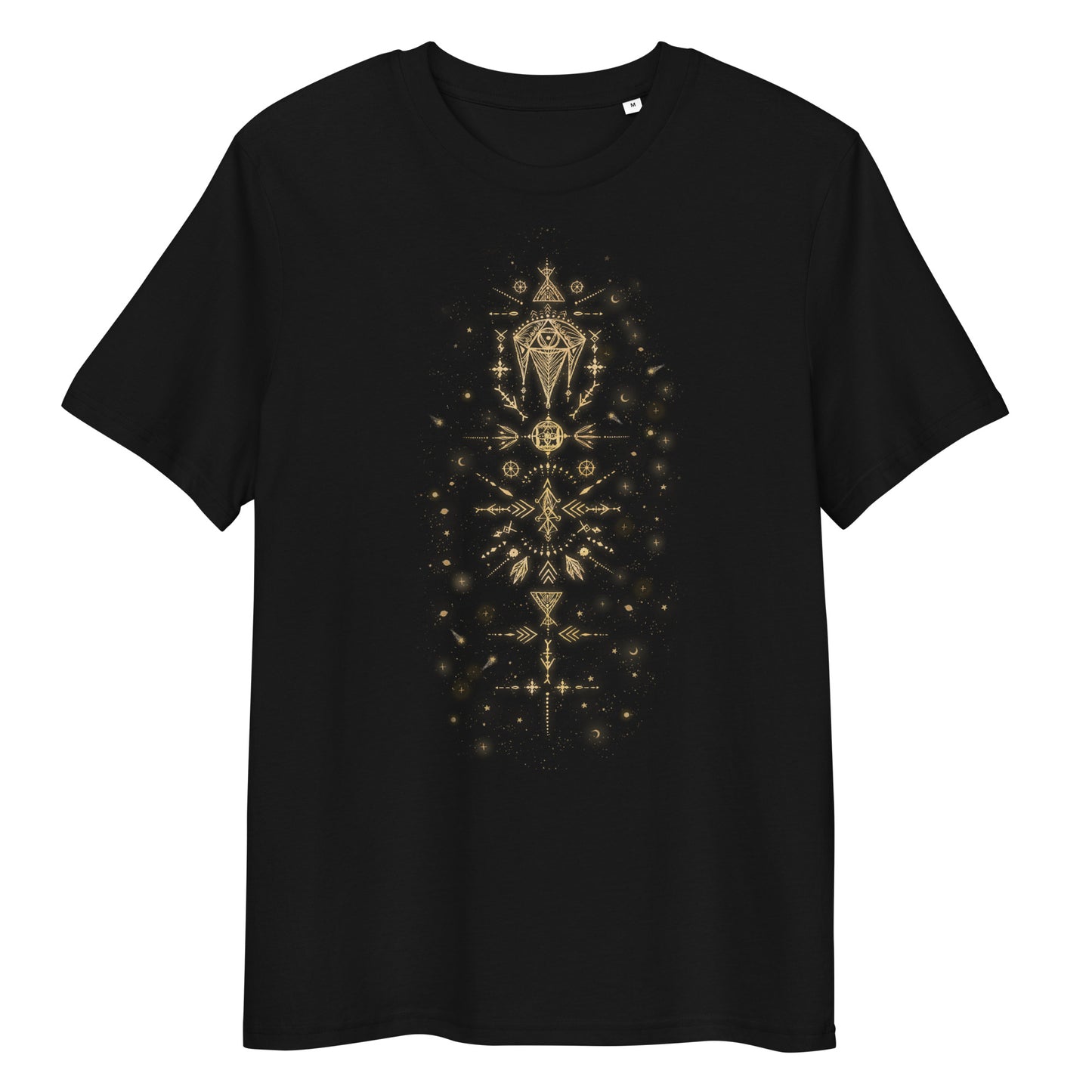 tribal-tshirt-golden-goddess-black-gold