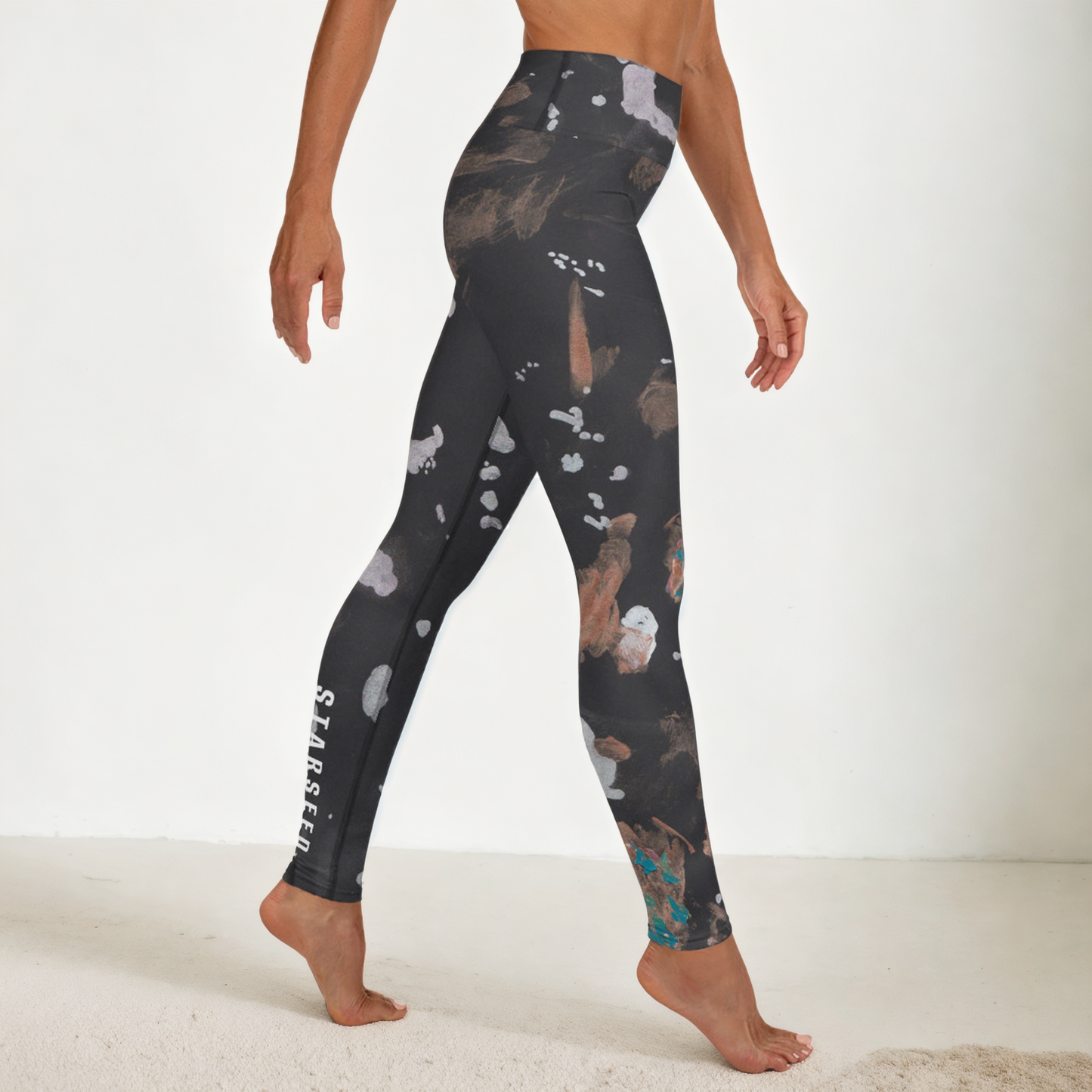 starseed-yoga-leggings-spiritual-clothing-black-graphic-wear-side-view